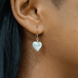 Crystal Heart Earrings - Luna Tide Handmade Crystal Jewellery