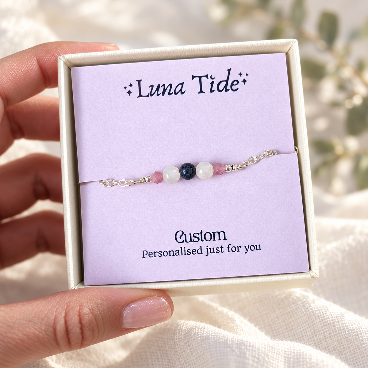 Custom Dainty Gemstone Choker Necklace