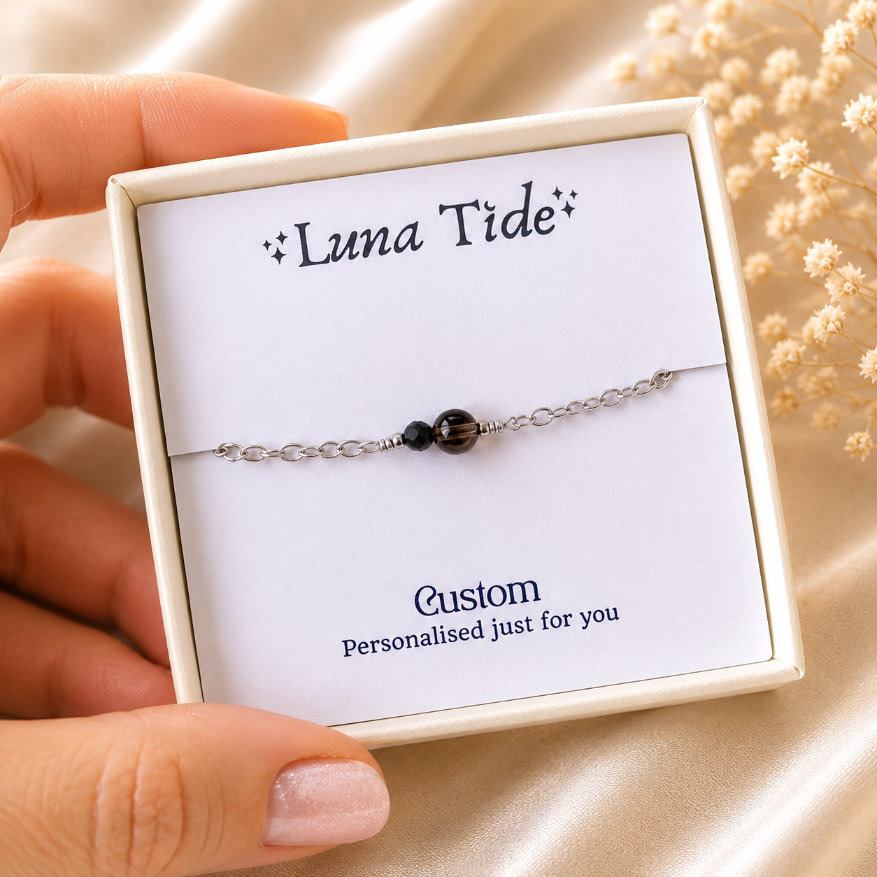 Custom Dainty Gemstone Choker Necklace