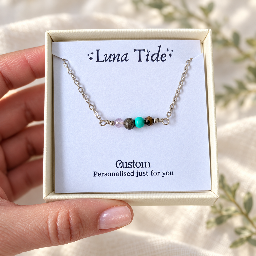 Custom Dainty Gemstone Choker Necklace