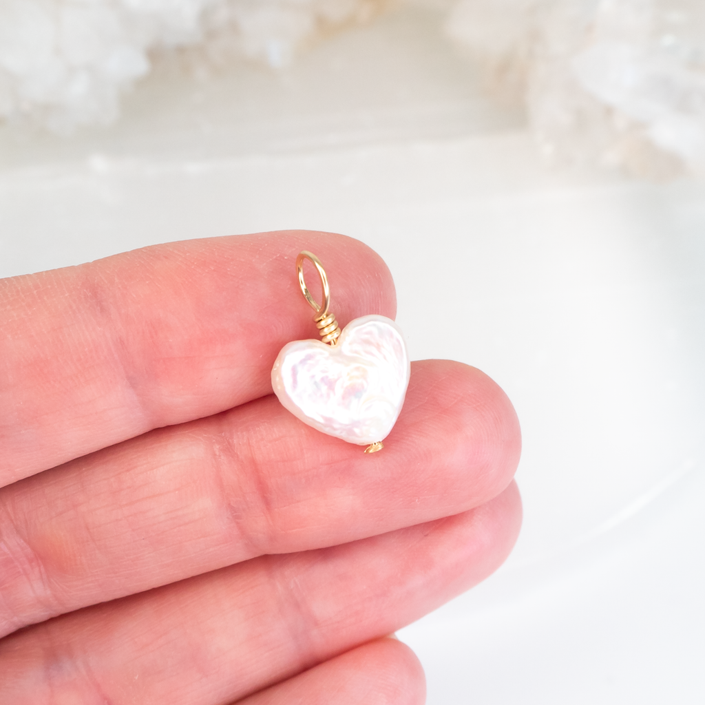 Freshwater Pearl Heart Pendant