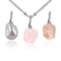 Fertility & Motherhood Raw Crystal Pendant Bundle