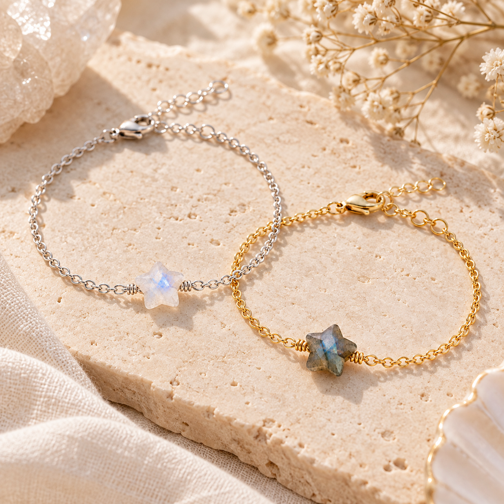 Custom Little Crystal Star Bracelet