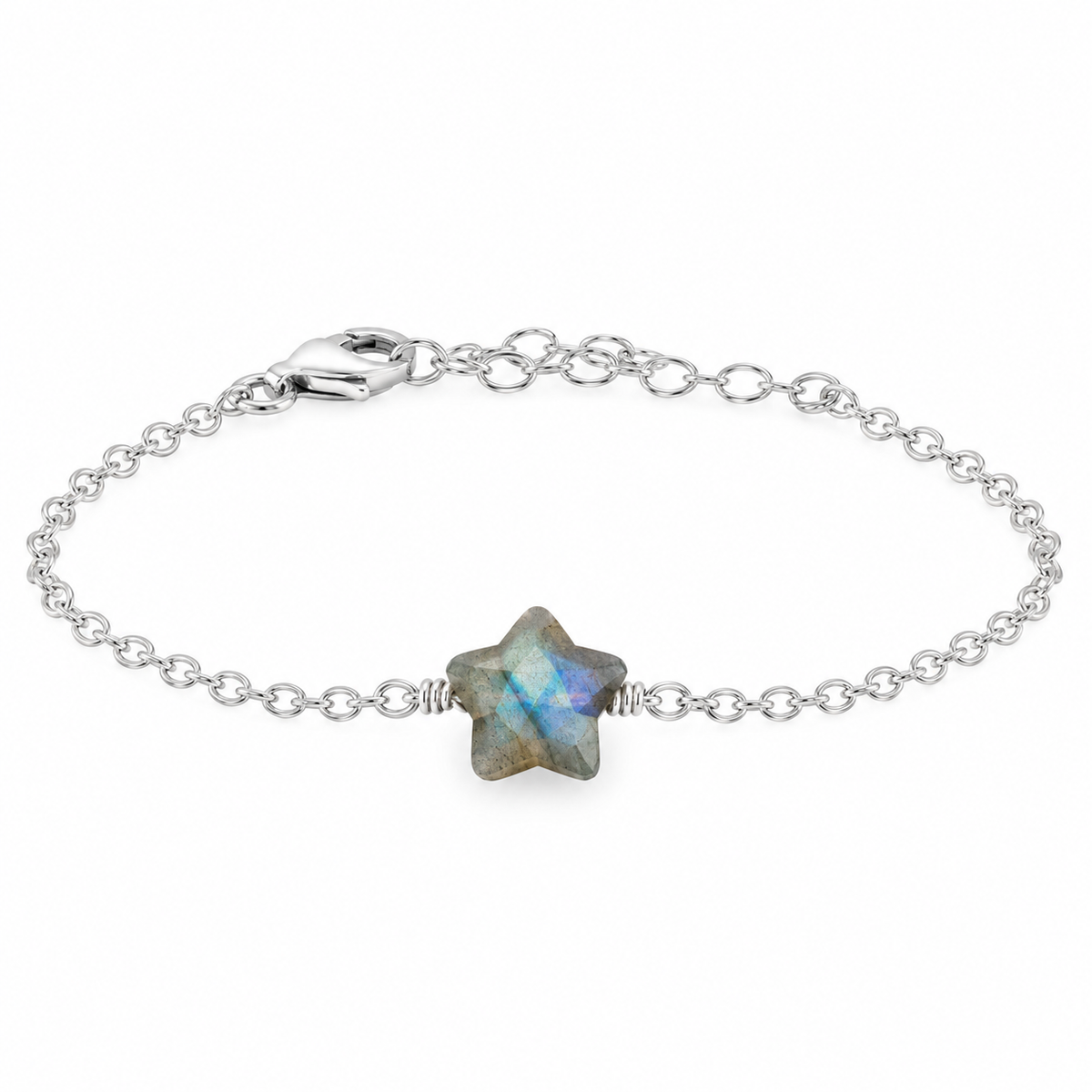 Little Labradorite Crystal Star Bracelet