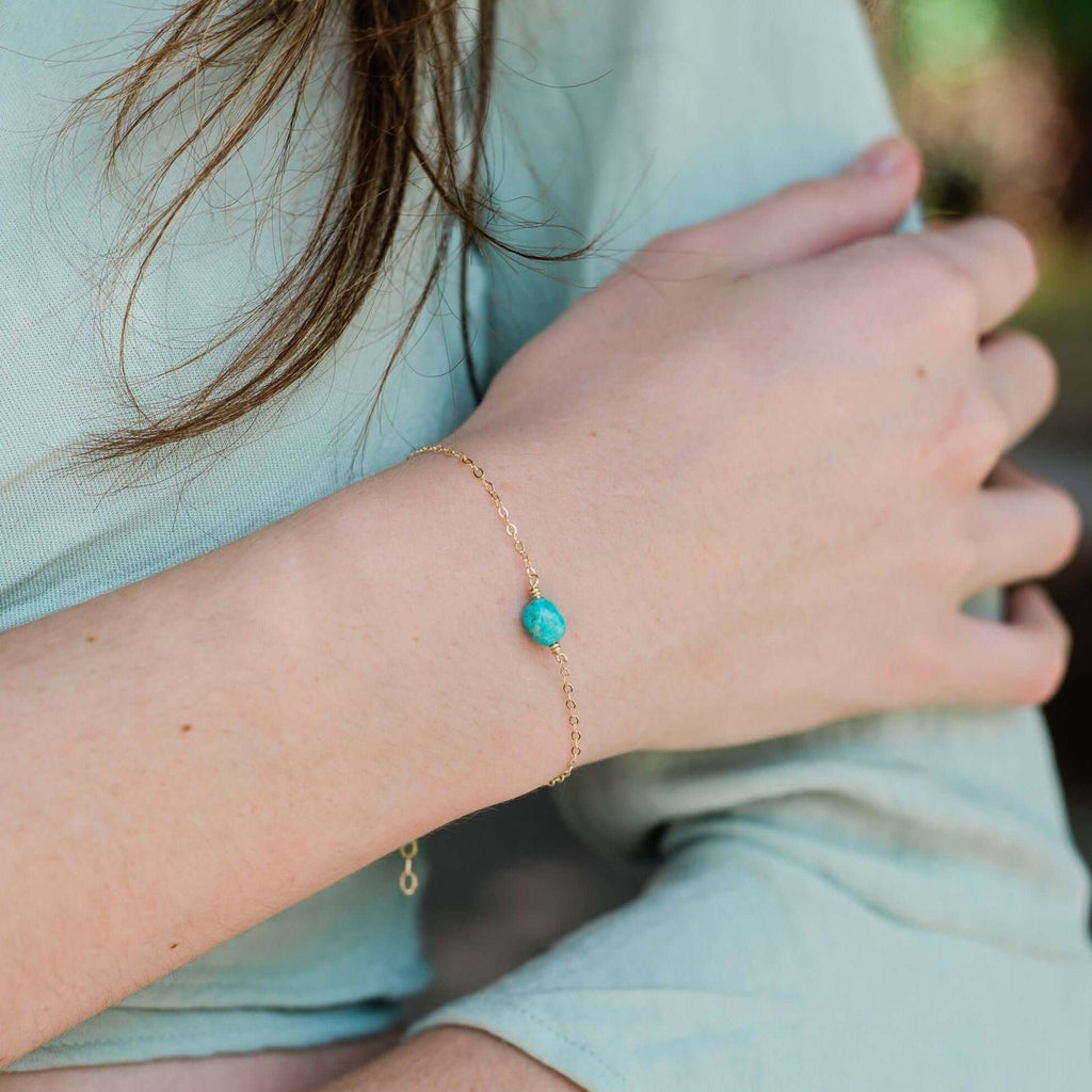 Raw Bracelet - 14K Gold Fill - Luna Tide Handmade Jewellery