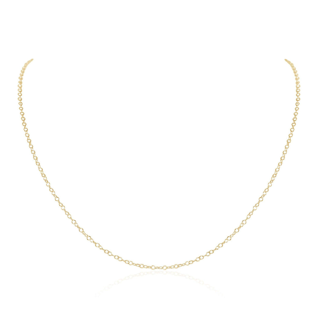 Simple Chain Necklace - 14K Gold Fill - Luna Tide Handmade Jewellery