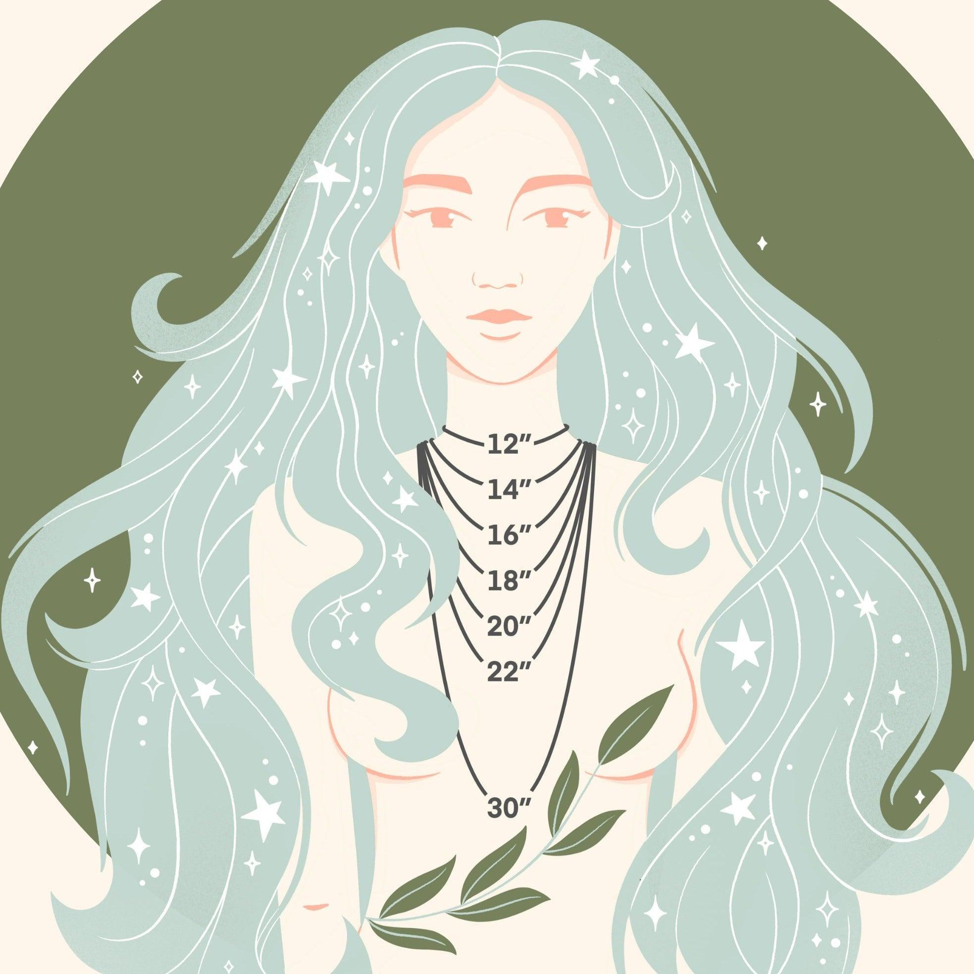 Smooth Point Pendant Necklace - Luna Tide Handmade Jewellery